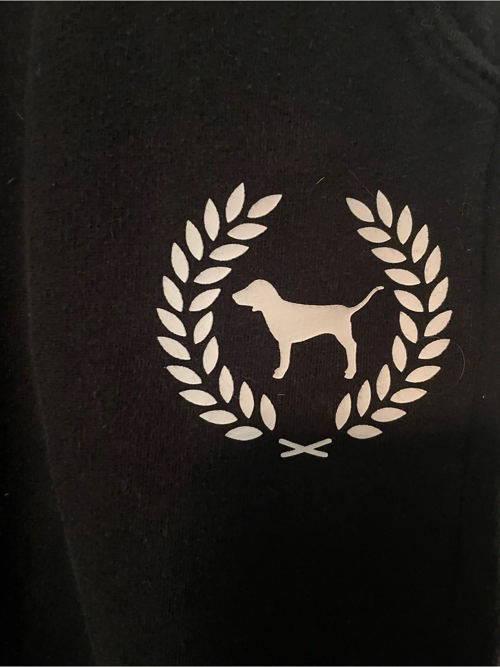 Victoria’s Secret PINK Black Jogger Sweatpants with White Logo